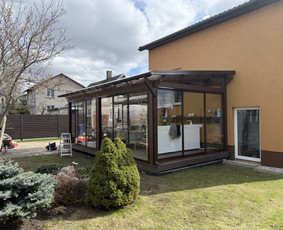 Statybos darbai - Balkonų stiklinimas, aliuminio konstrukcijos, Pvc langai - 3