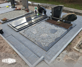 Kapo uždengimas akmens gaminiais - Kapų tvarkymas, paminklai, plok&scaron;čių dengimas. - 3