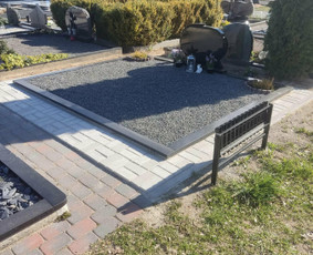 Kapų tvarkymas - Kapaviečių tvarkymas, trinkelių klojimas ir bortų įrengimas - 2