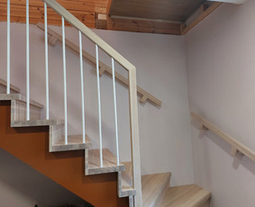 Vidaus apdailos darbai - Auk&scaron;čiausios kokybės laiptų ir turėklų projektavimas, gamyba - 4