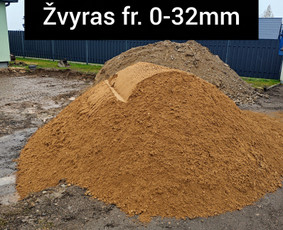 Žvyras - Dolomitas, asfaltas, žvyras, smėlis, juodžemis - 1