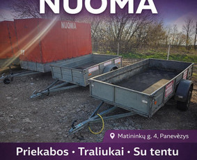 Statybinės technikos nuoma - Priekabų nuoma - 1