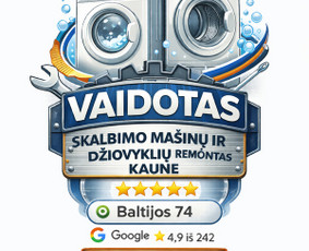 Buitinės paslaugos - Patikimas skalbimo ma&scaron;inų ir džiovyklių remontas namuose! - 2