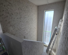 Grindų betonavimas - Glaistymo, dažymo, apdailos darbai - 2