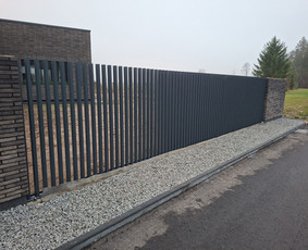 Šukų tipo tvorų, stumdomų vartų gamyba ir montavimas / MB R. / Darbų pavyzdys ID 4374277