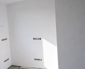 Vidaus apdailos darbai - Sienų ir lubų glaistymas-dažymas - 1