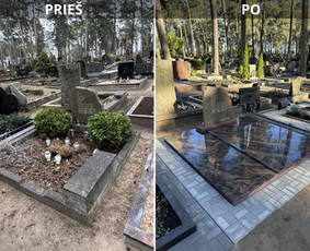 Kapų tvarkymas, priežiūra - Angelų vizija - kapų tvarkymas - 1