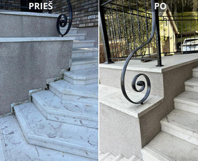 Fasadų apdaila, dažymas - &Scaron;lapio fasado darbai, (Klijavimas, armavimas, dekoras) - 3