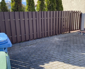 Tvoros, vartai, montavimas - Vartu,varteliu gamyba,montavimas,banketės stulpu betonavimas - 3