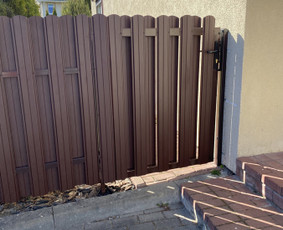 Tvoros, vartai, montavimas - Vartu,varteliu gamyba,montavimas,banketės stulpu betonavimas - 1