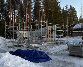 Malkinės, statyba - Mediena Karkasai Moduliniai Nameliai Terasos - 4