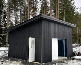 Malkinės, statyba - Mediena Karkasai Moduliniai Nameliai Terasos - 3