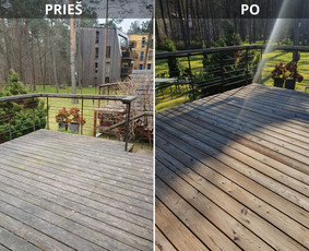 Terasos alyvavimas - Terasų ir balkonų atnaujinimas  &Scaron;lifavimas  Alyvavimas - 2