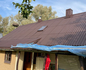 Kaminai, kaminų įdėklai, valymas - Stogų ir lietvamzdžių valymas - 2