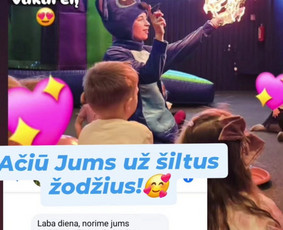 Kūrybinės dirbtuvės vaikams - Animatorė vaikų &scaron;ventėms - 1