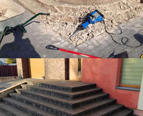 Trinkelių klojimas - Trinkelių klojimas, pastatų griovimas, aplinkos tvarkymas - 4