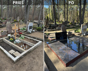 Kapų tvarkymas, priežiūra - Angelų vizija - kapų tvarkymas - 1