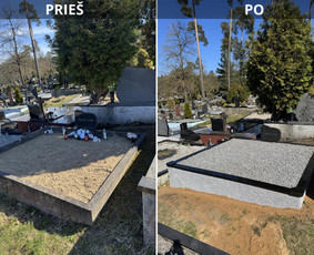 Kapų tvarkymas, priežiūra - Angelų vizija - kapų tvarkymas - 1