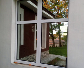 Stiklo tamsinimas - Stiklų klijavimas pvc plevele - 2