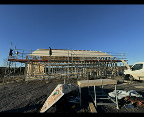 Malkinės, statyba - Mediena Karkasai Moduliniai Nameliai Terasos - 1