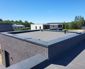 Skardinimo darbai, skardininkai - Stogo parapetų gamyba, montavimas. Skardos lankstinių gamyba - 1