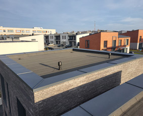 Skardinimo darbai, skardininkai - Stogo parapetų gamyba, montavimas. Skardos lankstinių gamyba - 2