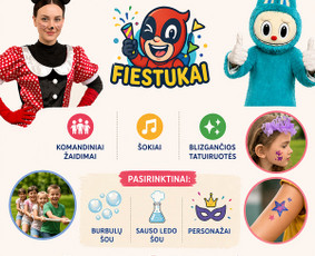 Pramogos vaikams - Animatorių paslaugos - 1