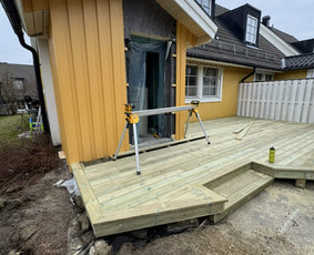 Malkinės, statyba - Mediena Karkasai Moduliniai Nameliai Terasos - 3