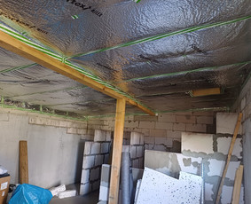 Izoliacinės plėvelės montavimas - &Scaron;iltinimas vata, pertvarų, osb ir gipso plok&scaron;čiu montavimas - 2