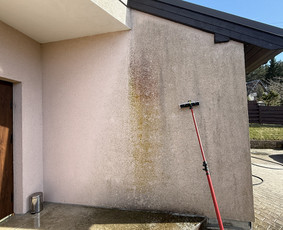 Statybos, apdaila - Fasadų plovimas ,Langų ,trinkelių, saulės kolektorių valymas - 3