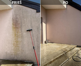 Srautinis valymas - Fasadų plovimas ,Langų ,trinkelių, saulės kolektorių valymas - 1