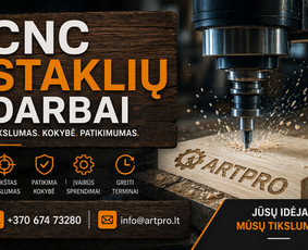 Cnc frezavimas / MB Artpro / Darbų pavyzdys ID 4377485