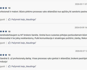 Nekilnojamo turto brokeriai - NT Ekspertė - brokerė Sandra Samulionienė - 2