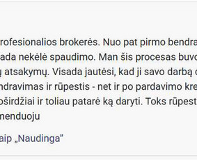 Nekilnojamo turto brokeriai - NT Ekspertė - brokerė Sandra Samulionienė - 1