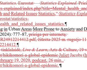 Publicistinių straipsnių redagavimas - Tekstų redagavimas, korektūra, klaidų taisymas - 1