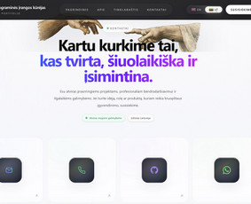 Interneto svetainių, programinių sistemų kūrimas ir Seo / Oners.dev.lt / Darbų pavyzdys ID 4377711