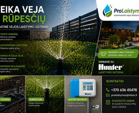 Laistymo sistemos, įrengimas - Automatinės vejos laistymo sistemos &ndash; įrengimas  Prolaistym - 1