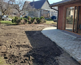 Tradiciniai amatai - Akmenų klojimas , trinkeliu klojimas , akmenys , tvenkinių &scaron; - 3