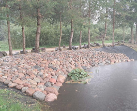 Tradiciniai amatai - Akmenų klojimas , trinkeliu klojimas , akmenys , tvenkinių &scaron; - 2