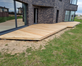 Terasų įrengimas - Terasos,stoginės,sandeliukai,karkasiniai namai.vent.fasadai. - 4