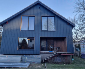 Medžio darbai, staliai - Terasos,stoginės,sandeliukai,karkasiniai namai.vent.fasadai. - 4