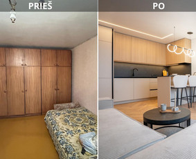 Vidaus apdailos darbai - Pilnas būsto remontas iki raktų (griovimas&ndash;apdaila&ndash;baldai) - 2