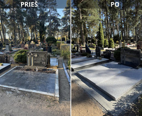 Kapų tvarkymas, priežiūra - Angelų vizija - kapų tvarkymas - 2