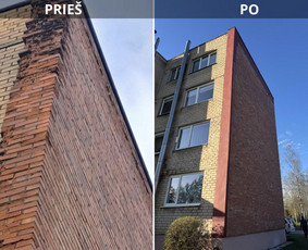 I&scaron;kabų, reklaminių tentų montavimas ir demontavimas - Auk&scaron;talipių paslaugos / Daugiabučių remontas - 2