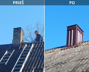 Kamino apskardinimas - Skardininkas - 1