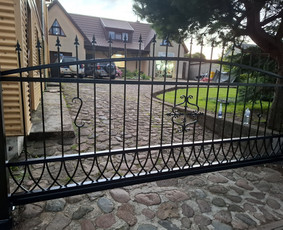 Skardinė tvora rombas,vartai,stulpų betonavimas / Tvoros sprendimai / Darbų pavyzdys ID 4379687
