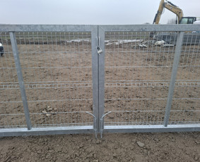 Skardinė tvora rombas,vartai,stulpų betonavimas / Tvoros sprendimai / Darbų pavyzdys ID 4379695