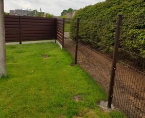 Skardinė tvora rombas,vartai,stulpų betonavimas / Tvoros sprendimai / Darbų pavyzdys ID 4379731