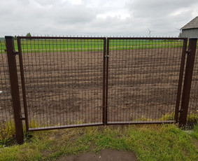 Skardinė tvora rombas,vartai,stulpų betonavimas / Tvoros sprendimai / Darbų pavyzdys ID 4379735