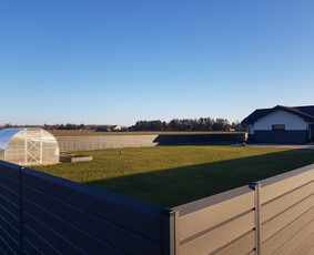 Skardinė tvora rombas,vartai,stulpų betonavimas / Tvoros sprendimai / Darbų pavyzdys ID 4379755